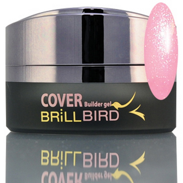 COVER PINK GEL – BRILL  – GYÖNGYHÁZ-KRISTÁLYOS 5ml